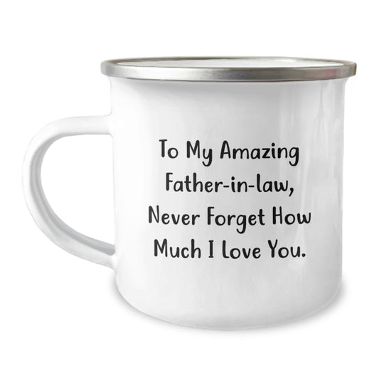 A Heartfelt Christmas Unique Gift for Dad, Funny Quote from Daughter, Gifts for Father-in-law, Camping Mug for Men, Unique Christmas Unique Gifts - Image 1