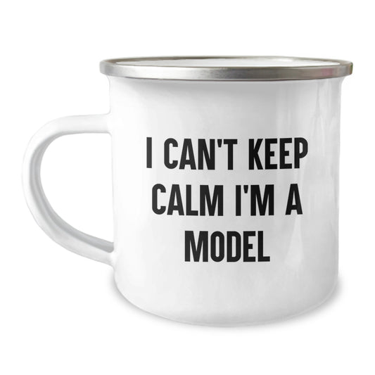 Funny I Can't Keep Calm I'm A Model Gifts for Model Friends and Family Christmas Unique Gifts from Men - Image 1