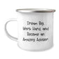 Funny Advisor Gifts from Friends and Family - Camping Mug for Advisor - 'Dream Big, Work Hard, And Become An Amazing Advisor.' - Image 1