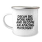 Funny Mixologist Gifts from Friends, Unique Camping Mugs for Christmas, 'Dream Big Work Hard Become An Amazing Mixologist' Quote - Image 1