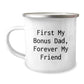 Funny Camping Mugs for Bonus Dad, Gifts from Family, Friends - Christmas Unique Gifts for Men, Bonus Dad Enthusiasts, and Dad Friends - Image 1