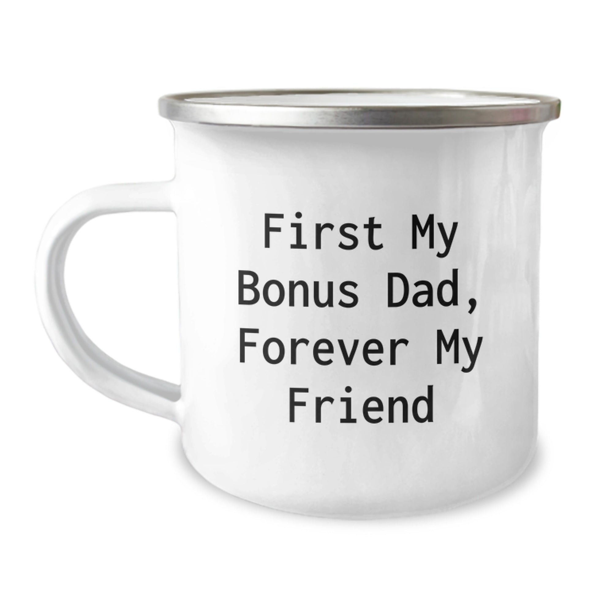Funny Camping Mugs for Bonus Dad, Gifts from Family, Friends - Christmas Unique Gifts for Men, Bonus Dad Enthusiasts, and Dad Friends - Image 1