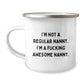 Funny Nanny Gifts for Nanny, Christmas Unique Gifts from Friends, Awesome Camping Mug Quote - Image 1