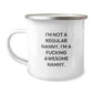 Funny Nanny Gifts from Men for Awesome Nanny - I'm Not A Regular Nanny. I'm A F--king Awesome Nanny. - Christmas Unique Nanny Camping Mug - Image 1