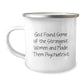 Funny Inspirational Gifts from Men to Strong Women Psychiatrist Christmas Unique Camping Mugs - 'God Found Some Of The Strongest Women And Made Them Psychiatrist' - Image 1