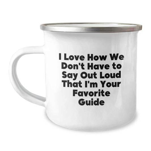 Funny Guide Gifts for Him, Unique Christmas Mugs from Friend, Camping Mug for Guide - Image 1