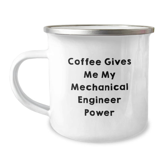Mechanical Engineer Gifts: Funny Quote Camping Mug, Gifts from Friends for Him, Perfect Birthday Present - Image 1