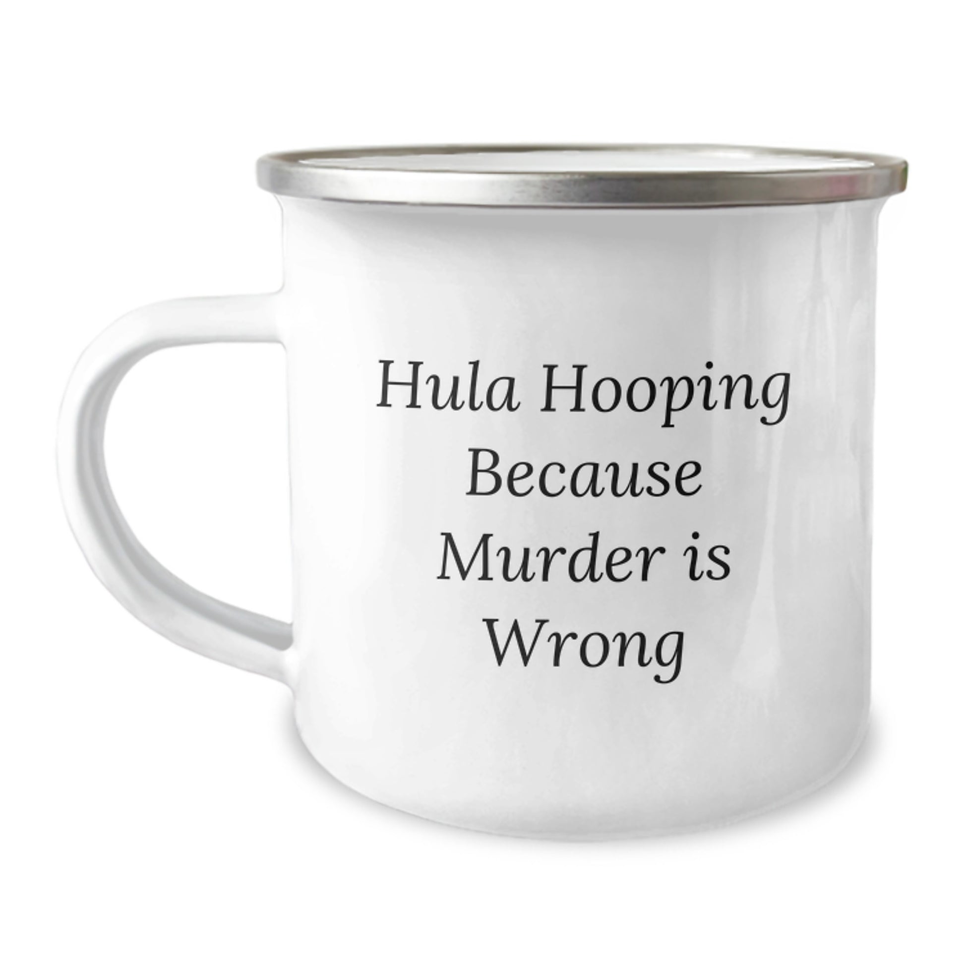 Funny Hula Hooping Gifts from Friends for Hula Hooping Enthusiasts - Camping Mug for Christmas Unique Presents - Image 1