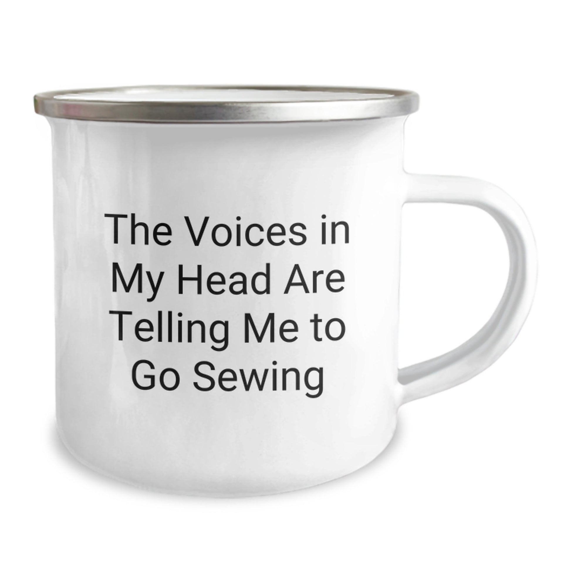 Funny Sewing Gifts for Friends and Family - The Voices In My Head Are Telling Me To Go Sewing Christmas Unique Mugs for Sewing Enthusiasts - Image 2