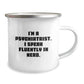 Funny Psychiatrist Gifts for Men, Women, or Friends - I'm A Psychiatrist. I Speak Fluently In genius. - Camping Mug for Birthday Unique Gifts from Family, Coworkers, or Friends - Image 2