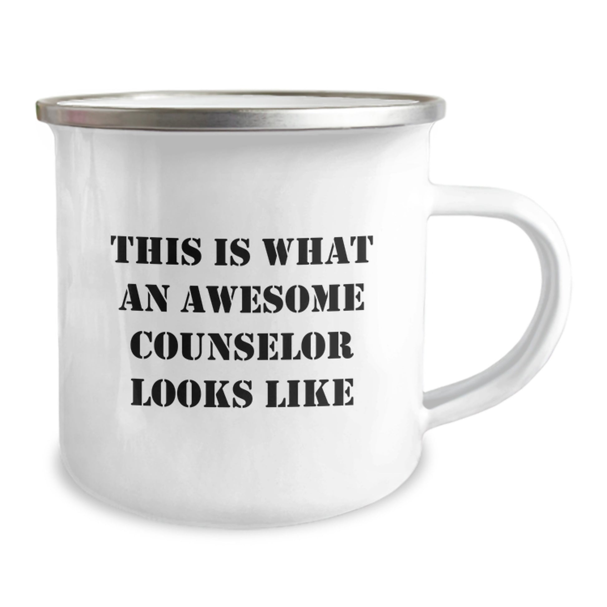Counselor Gifts from Friends - Inspirational Camping Mug for Counselor's Graduation - This Is What An Awesome Counselor Looks Like - Image 2