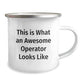 Operator Gifts from Friends, Awesome Operator Camping Mug for Men, 'This Is What An Awesome Operator Looks Like' Inspirational Graduation Unique Gifts - Image 2
