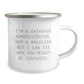 Funny Gifts for Database Administrator Friends - Not A Magician But I Can See Why You Might Be Confused. - Camping Mug - Image 2