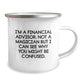 Funny Financial Advisor Gifts from Friends for Graduation Unique Camping Mugs 'I'm A Financial Advisor. Not A Magician' - Image 2