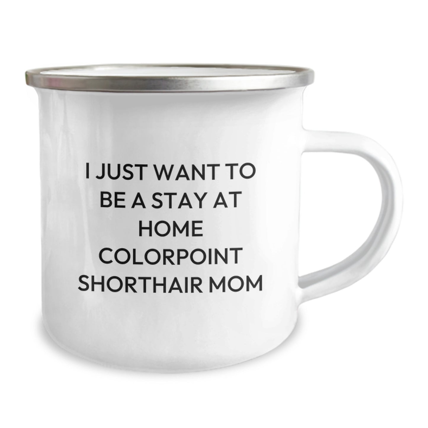 Funny Colorpoint Shorthair Cat Gifts from Mom for Birthday Unique Mug Camping - Image 2