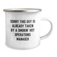 Funny Operations Manager Gifts, Sorry This Guy Is Already Taken By A Smokin' Hot Birthday Mug, Gifts from Coworkers to Operations Manager - Image 2