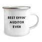 Funny Gifts for Auditors, Best Effin' Auditor Ever Camping Mug, Unique Christmas Unique Gifts from Friends to Family - Image 2