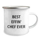 Funny Chef Gifts from Friends for Chefs - Best Effin' Chef Ever Christmas Unique Mugs for Men Women - Image 2