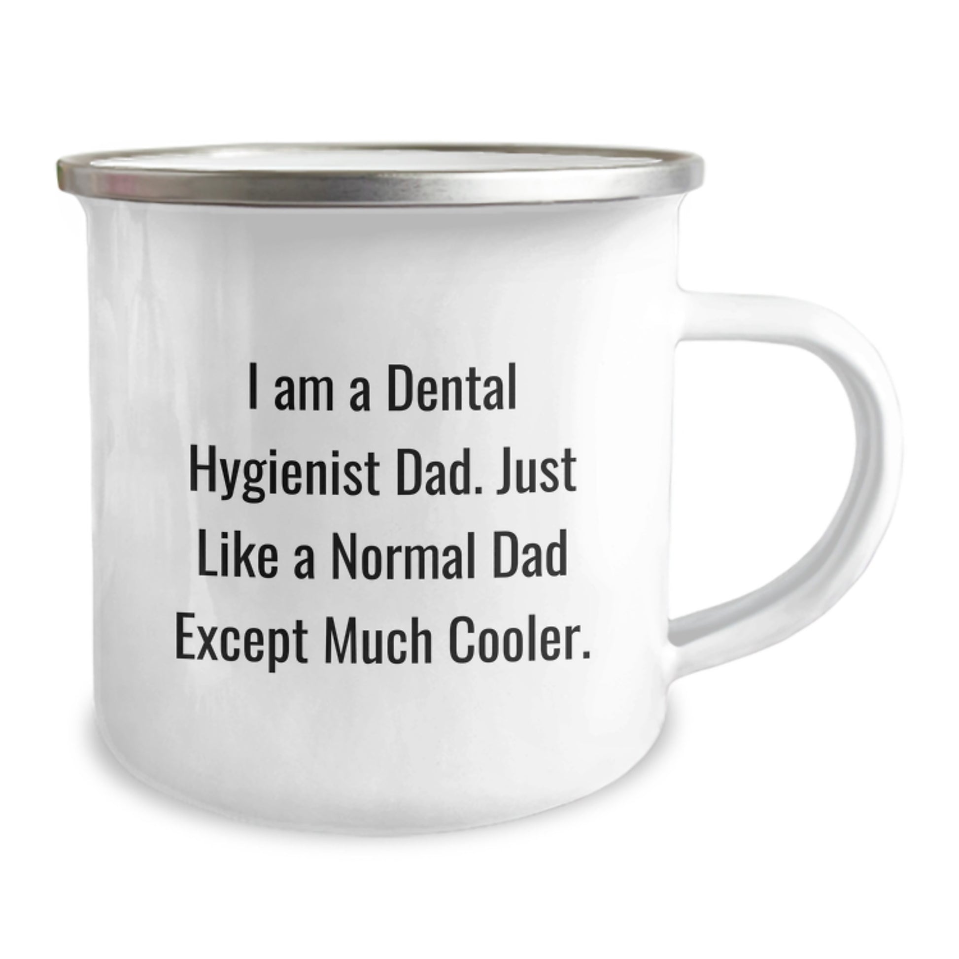 Funny Dental Hygienist Gifts for Men - I Am A Dental Hygienist Dad, Gifts from Family, Camping Mug for Christmas Unique Gifts - Image 2
