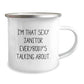 Funny Janitor Gifts from Men to Friends, I'm That Sexy Janitor Everybody's Talking About Camping Mug for Christmas Unique Gifts - Image 2