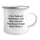 Funny Hairdresser Camping Mug Gifts from Friends for Christmas, Unique Hairdresser Gift, Hotter Hairdresser, Hairdresser Lover Mug - Image 2
