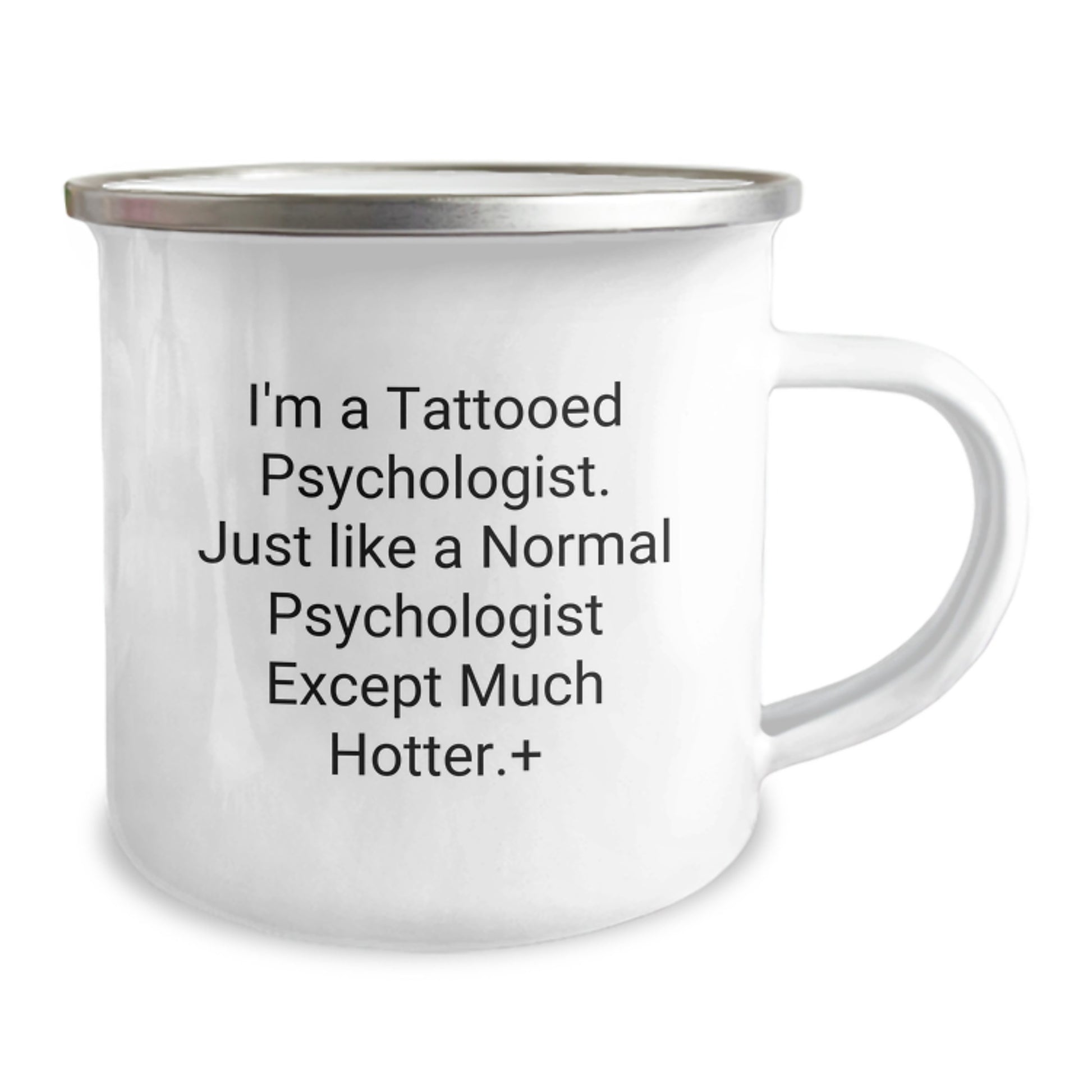 Funny Psychologist Gifts for Men, Women, Friends, and Family - I'm A Tattooed Psychologist Camping Mug for Christmas Unique Presents - Image 2