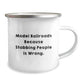 Model Railroads Enthusiast Gifts from Men for Christmas, Funny Quotes on Stainless Steel Camping Mugs, Unique Model Railroads Lovers Present - Image 2