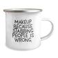 Funny Makeup Camping Mugs Gifts for Makeup Lovers from Friends and Family - Christmas Unique Gifts - Image 2
