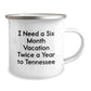 Funny Tennessee Vacation Inspirational Gift Ideas for Men - Camping Mug, Perfect Tennessee Getaway Humor, Gifts for Her, Christmas Unique Gifts from Friends - Image 2