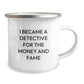 Funny Detective Camping Mug Gifts from Friends for Christmas Unique Presents - Image 2