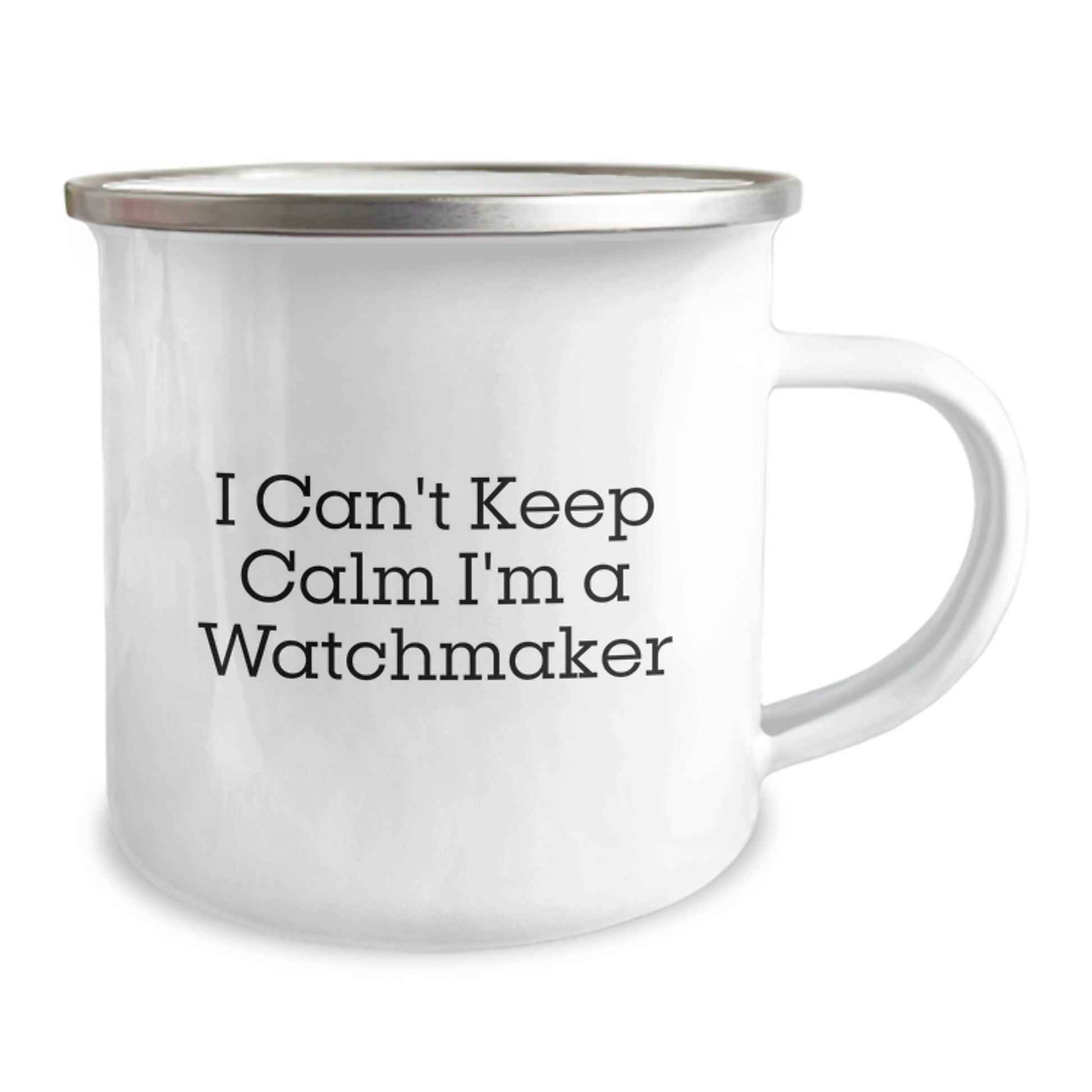 Funny Watchmaker Gifts from Men to Friends - I Can't Keep Calm I'm A Watchmaker Christmas Mugs for Watchmakers, Camping Enthusiasts - Image 2
