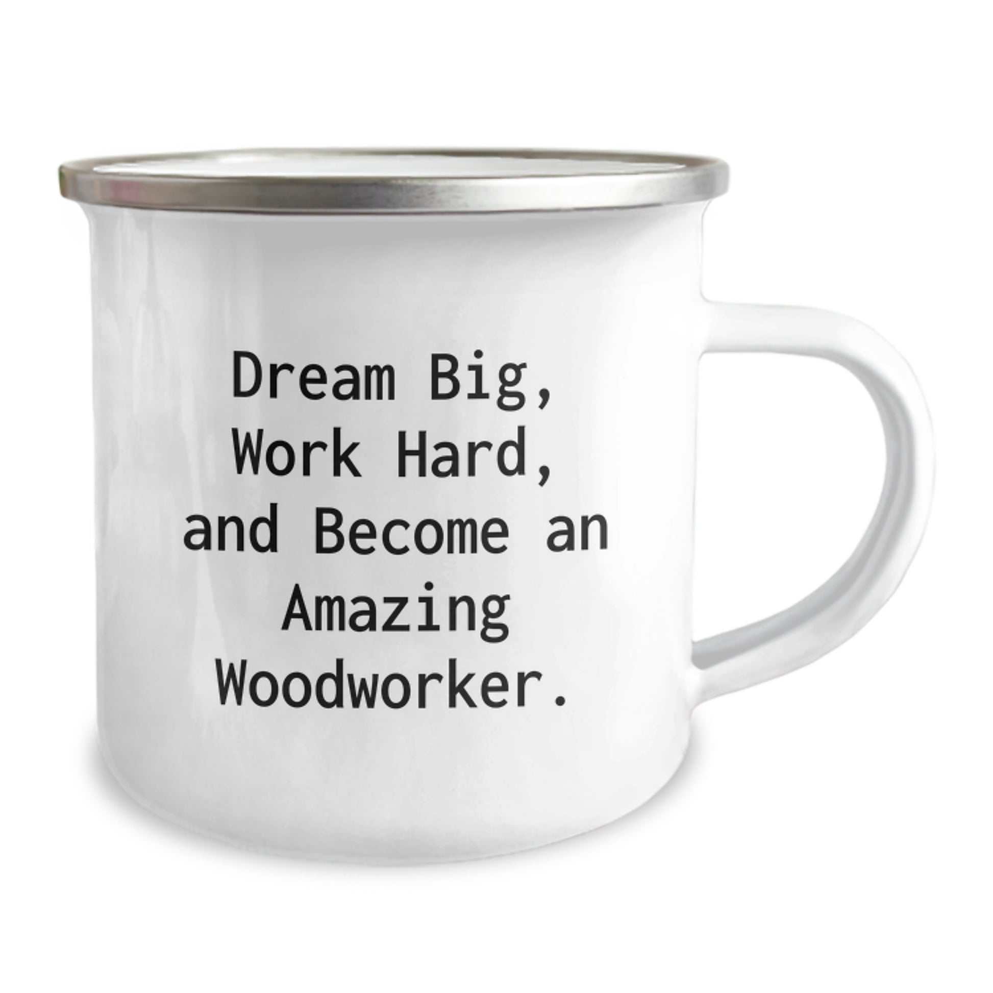 Woodworker Gifts from Friends, Inspirational Camping Mugs for Graduation, 'Dream Big, Work Hard, And Become An Amazing Woodworker.' - Image 2