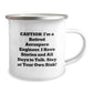 Aerospace Engineer Christmas Camping Mug Funny Gift for Men Friends Family, Gifts from Men to Aerospace Engineer, Stay At Your Own Risk! - Image 2