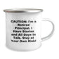 Funny Principal Gift Ideas: 'Caution: I'm A Retired Principal... Gifts from Men for Graduation Unique Principal Camping Mug' - Image 2