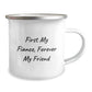 Funny Fiance Gifts, Camping Mug for Him, First My Fiance, Forever My Friend, Christmas Unique Gifts from Men - Image 2