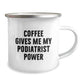 Funny Podiatrist Gifts from Friends for Men Unique Christmas Mugs Coffee Gives Me My Podiatrist Power - Image 2