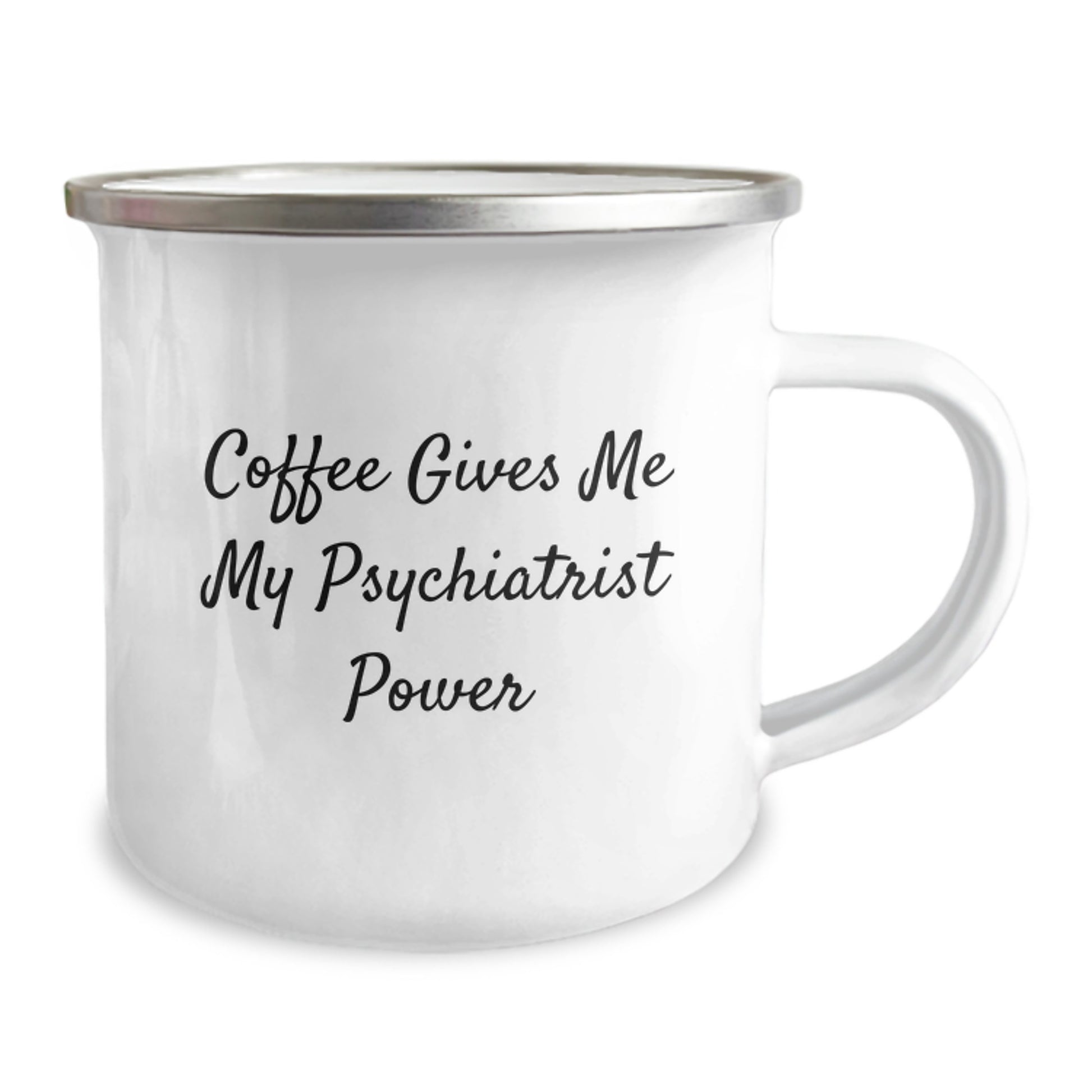 Funny Psychiatrist Gifts from Men, Women, Friends, Coworkers, Family - 'Coffee Gives Me My Psychiatrist Power' Birthday Unique Gifts for Psychiatrist - Image 2
