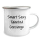 Gifts from Friends, Gifts for Concierge: Smart, Sexy, Talented Graduation Camping Mug, Funny Quote - Image 2