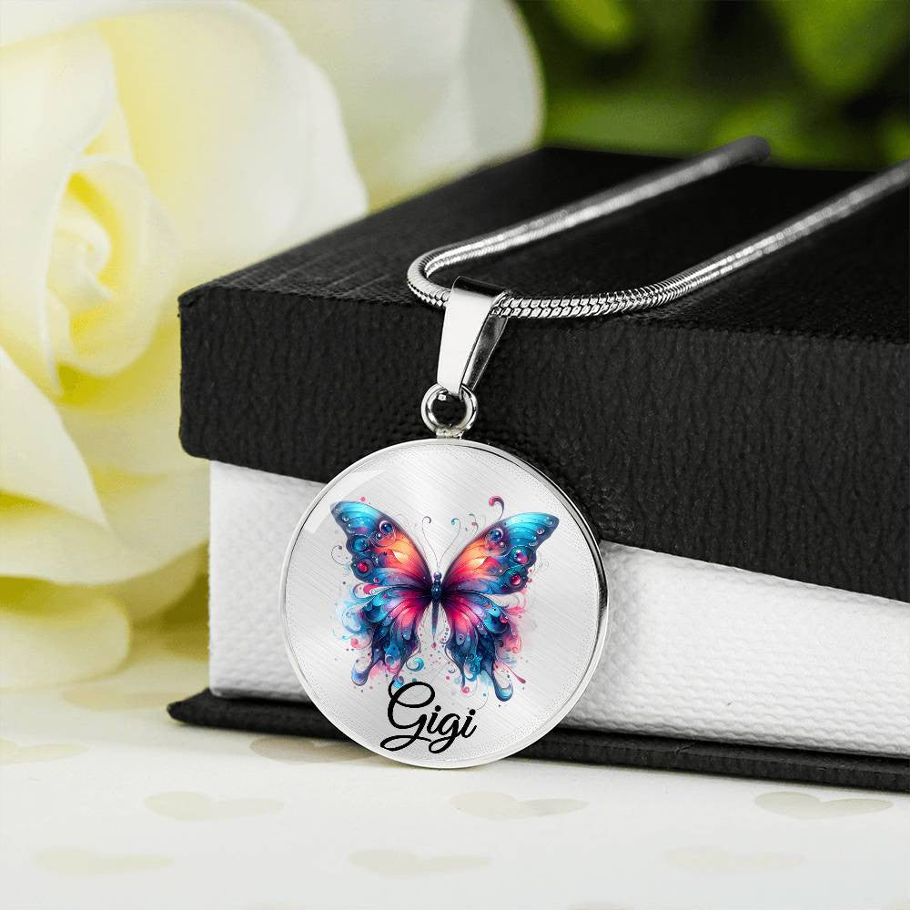 Mama Butterfly Necklace