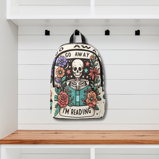 Book Lover Floral Waterproof Backpack