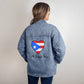 Custom Viva Puerto Rico Jean Jacket