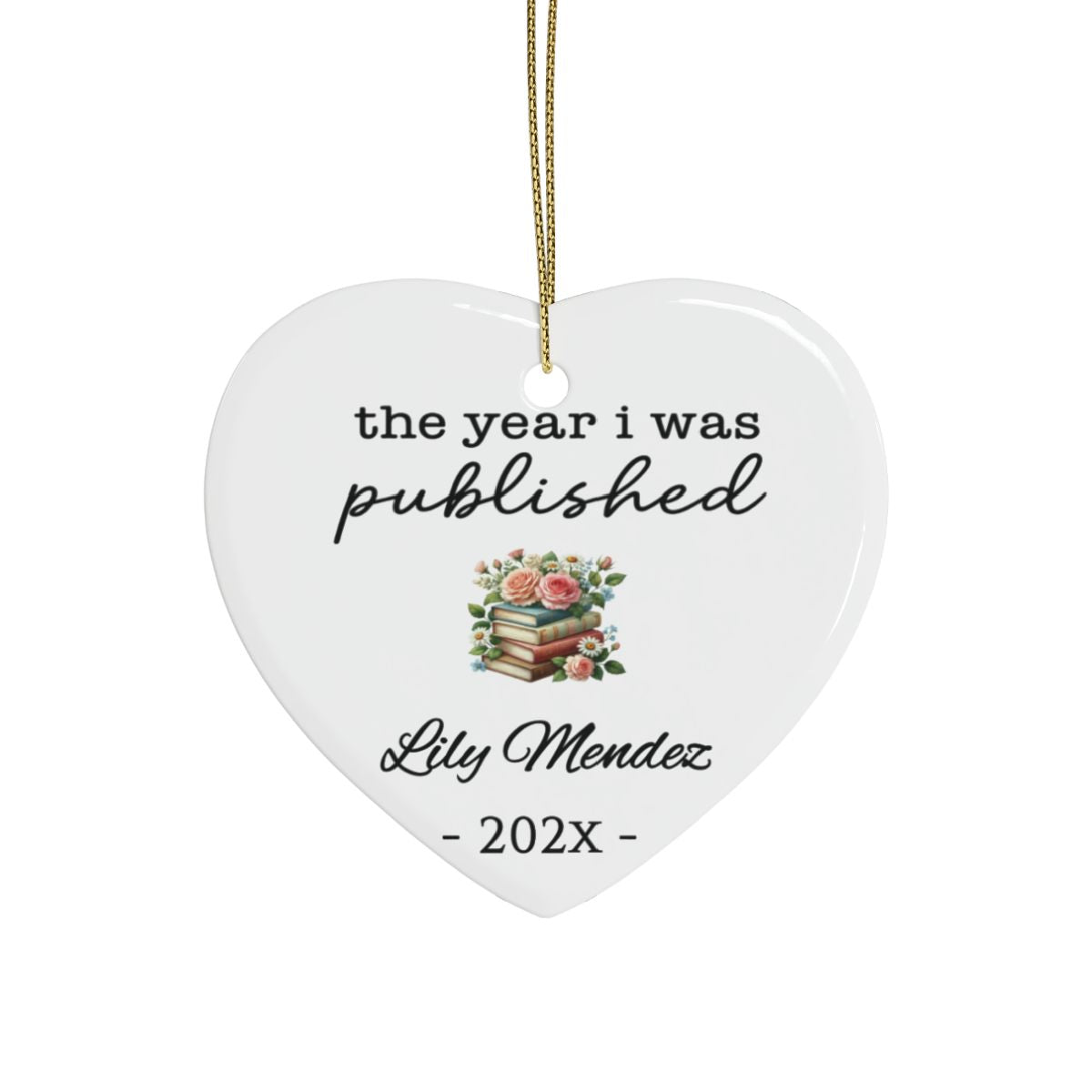 Personalized Author Plaque, The Year I Was Published, Custom Published Author Gift, New Writer Keepsake, Bestselling Book, Literary Gift