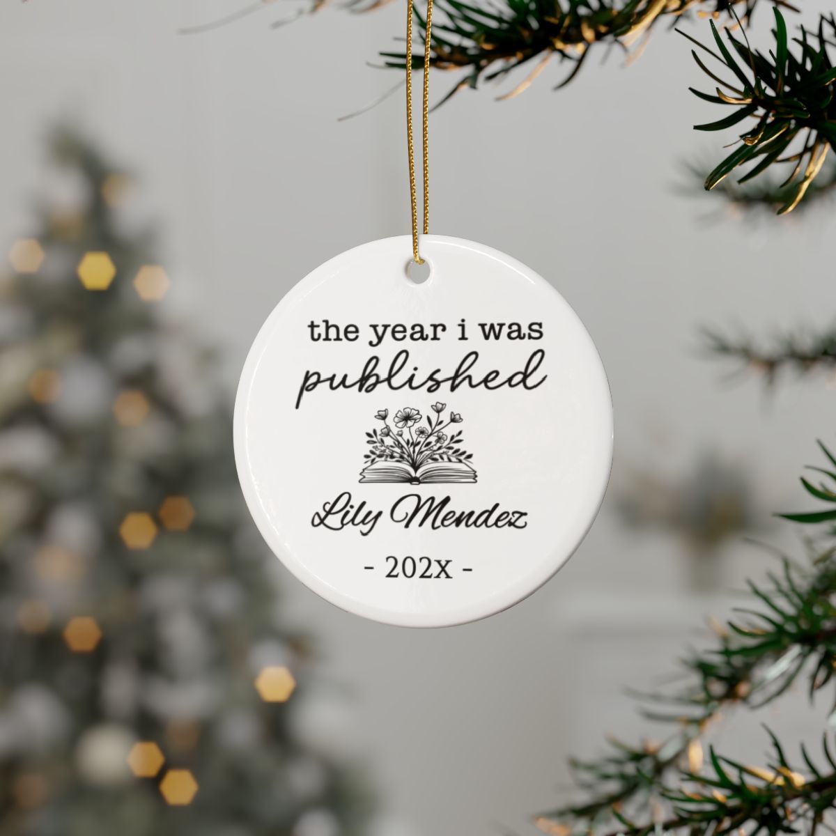 Personalized Author Plaque, The Year I Was Published, Custom Published Author Gift, New Writer Keepsake, Bestselling Book, Literary Gift