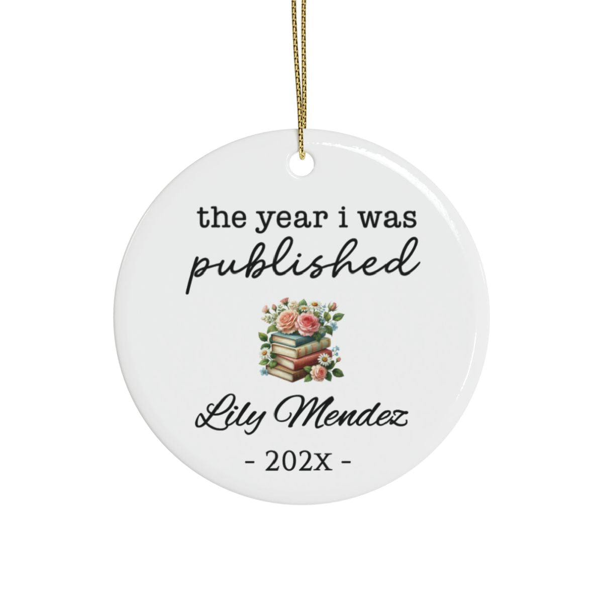 Personalized Author Plaque, The Year I Was Published, Custom Published Author Gift, New Writer Keepsake, Bestselling Book, Literary Gift