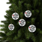 Personalized Bacon Ornament, Custom Just a Boy Who Loves Bacon Holiday Ornament, Bacon Lover Gift Xmas Ornament, Breakfast Lover Ornament