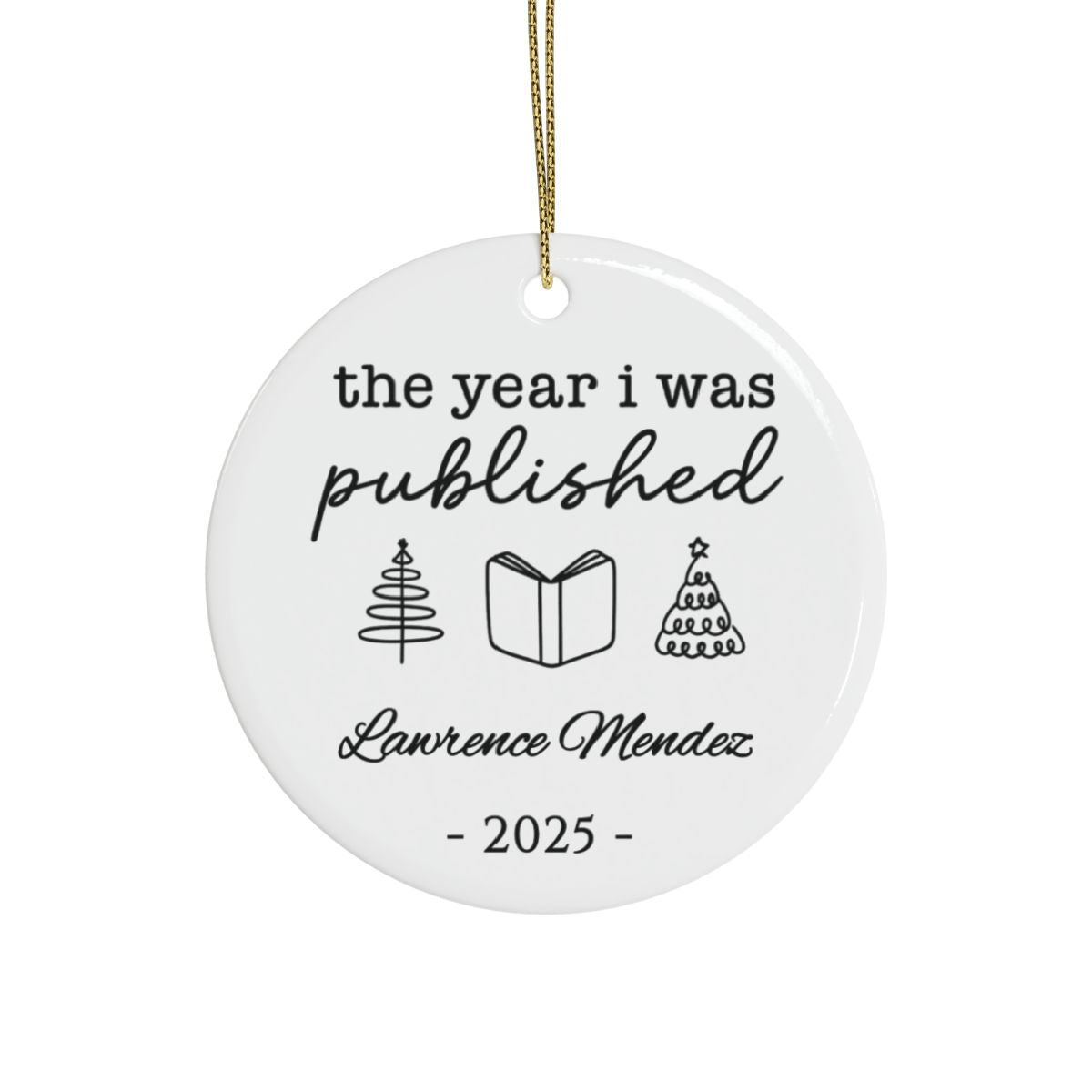 Personalized Author Plaque, The Year I Was Published, Custom Published Author Gift, New Writer Keepsake, Bestselling Book, Literary Gift