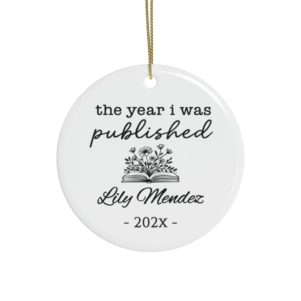 Personalized Author Plaque, The Year I Was Published, Custom Published Author Gift, New Writer Keepsake, Bestselling Book, Literary Gift