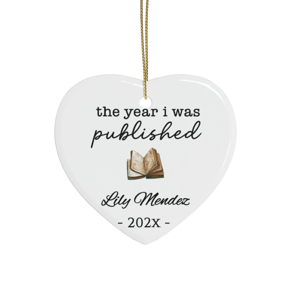 Personalized Author Plaque, The Year I Was Published, Custom Published Author Gift, New Writer Keepsake, Bestselling Book, Literary Gift