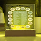 Things I can control Acrylic Decor What I can control Anxiety LED light Mindful Room Decor School Psychologist Office Decor Counselor Sign