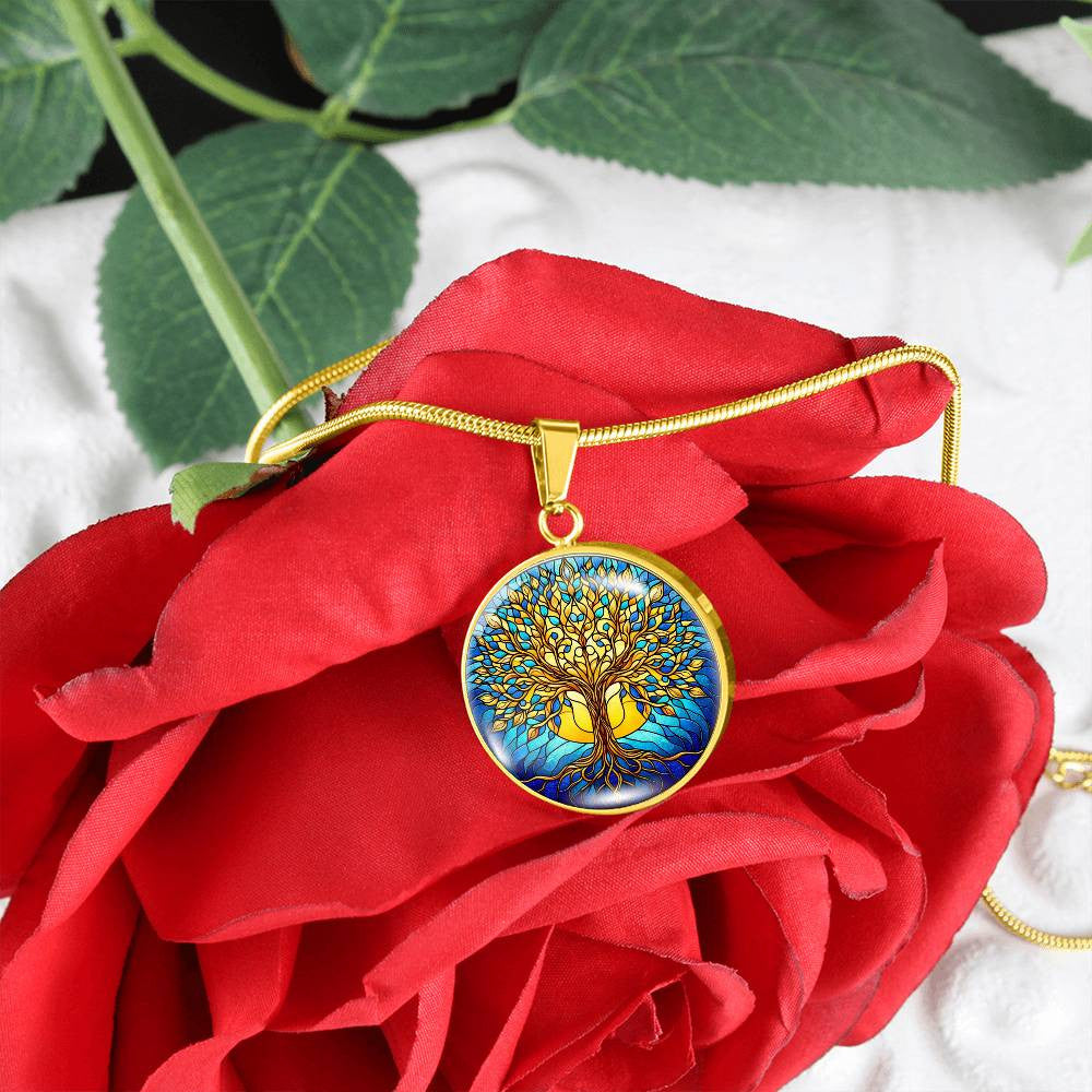 Stained Glass Jewelry - Necklace and Bangle